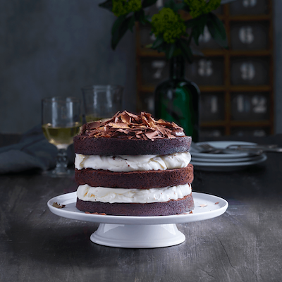 Pillivuyt kagefad på fod Ø30 cm