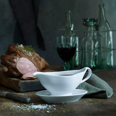 Pillivuyt Originale saucekande med underskål hvid 32 cl