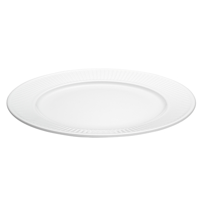 Pillivuyt Plissé flad tallerken 3 stk 22 cm