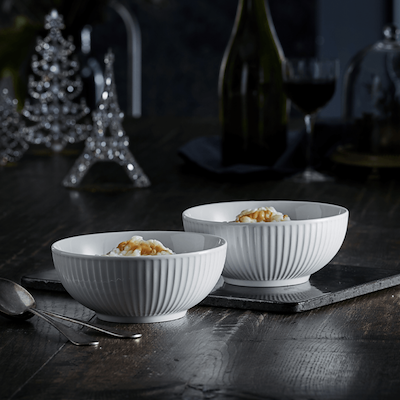 Pillivuyt Plissé skål 2 stk. - 60 cl