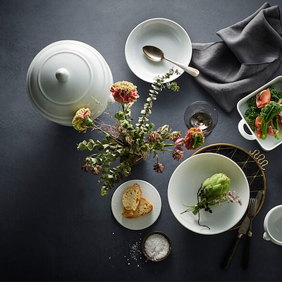 Pillivuyt Plissé pastatallerken 20 cm