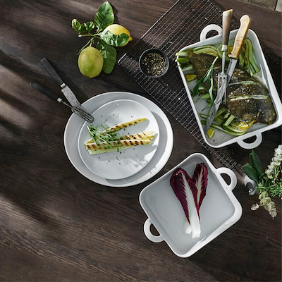 Pillivuyt Toulouse kvadratfad hvid 27 cm