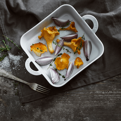 Pillivuyt Toulouse kvadratfad hvid 22 cm