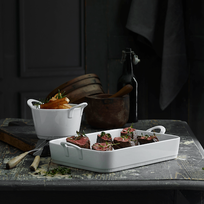 Pillivuyt Toulouse fad hvid 29 cm