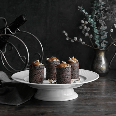 Pillivuyt Plissé fad på fod 31,5 cm