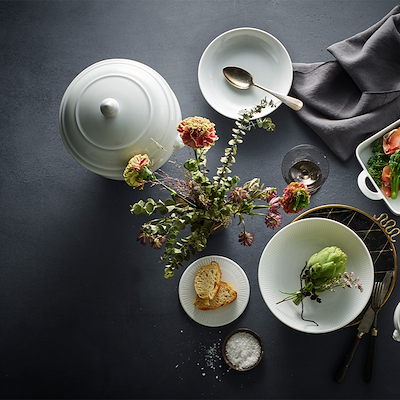 Pillivuyt Plissé pastatallerken Ø23 cm