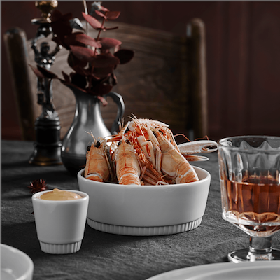 Pillivuyt Toulouse skål nr. 4 lav 1,2 liter