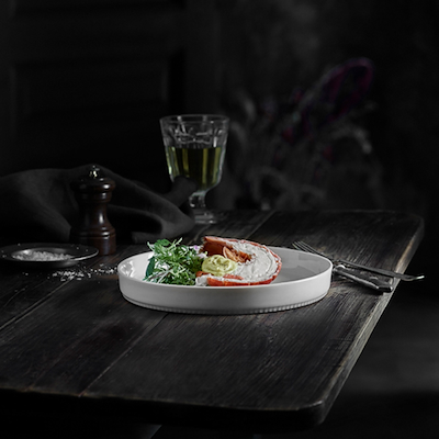 Pillivuyt Toulouse fad hvid 25 cm