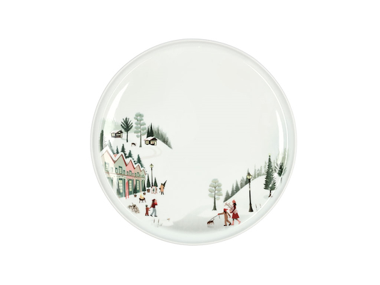 Pillivuyt Vinter flad tallerken Ø26 cm
