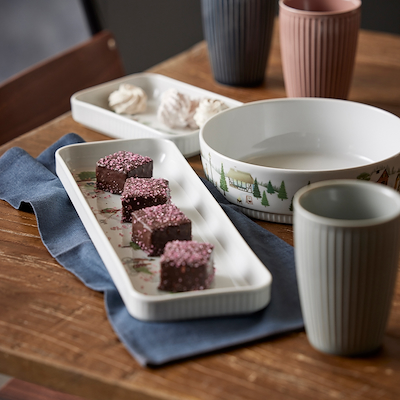 Pillivuyt Vinter skål nr. 4 hvid Ø20 cm 1,2 liter