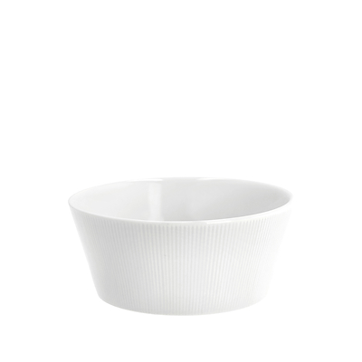 Pillivuyt Eventail skål hvid 0,5 liter Ø15 cm