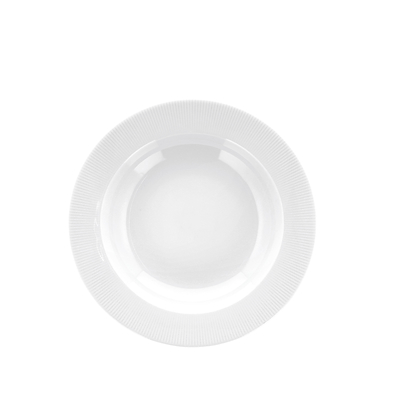Pillivuyt Eventail dyb tallerken hvid 22 cm