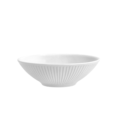 Pillivuyt Plissé skål hvid 14x4,5 cm