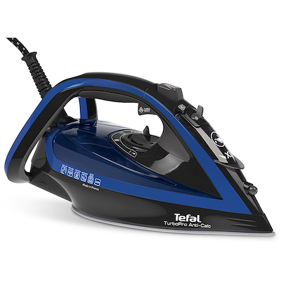 Tefal Turbo Pro anti kalk strygejern blå 2600 watt