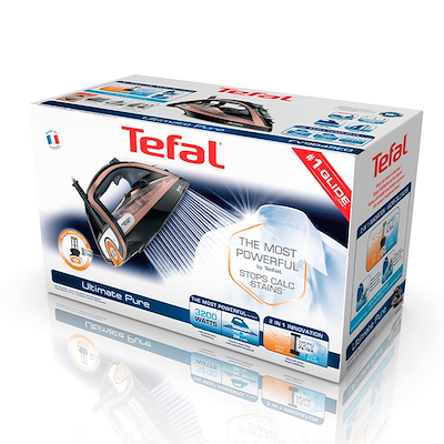Tefal Ultimate Pure FV9845E0 rosé dampstrygejern