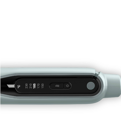 OBH Nordica Thermoglide glattejern titanium
