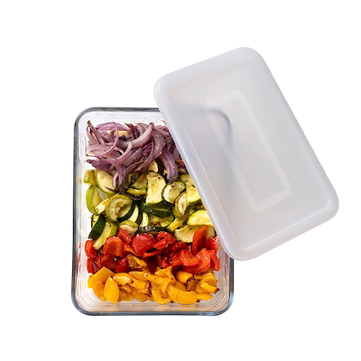 Pyrex Cook & Freeze ovnfast fad med låg 24x19 cm