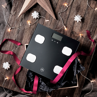 OBH Nordica Fitness Tracker BMI badevægt sort 150 kg