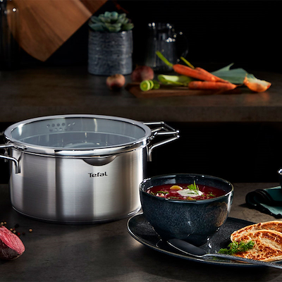 Tefal Nordica gryde rustfrit stål uden belægning 5 liter