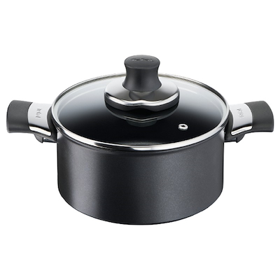 Tefal Excellence gryde sort med låg 5.4 liter