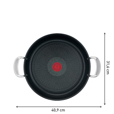 Tefal Jamie Oliver Cook's Classics SS non-stick chefpande med låg Ø30 cm