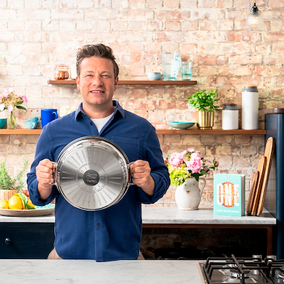Tefal Jamie Oliver Cook's Classics SS non-stick chefpande med låg Ø30 cm