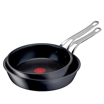 Jamie Oliver Cook's Classics Hard Anodised pandesæt med non-stick Ø24 og 28 cm