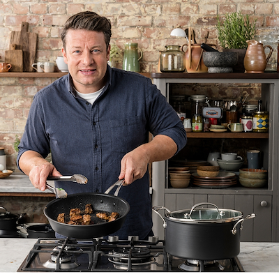 Tefal Jamie Oliver Cook's Classic Hard Anodized 9 dele