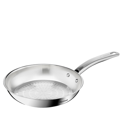 Tefal Intuition Techdome stegepande stål Ø24 cm uden belægning