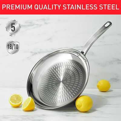 Tefal Intuition rustfri stål stegepande Ø 28 cm