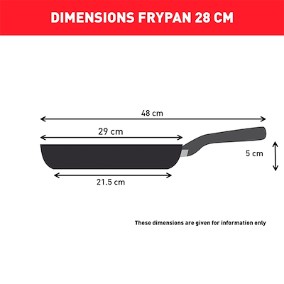 Tefal Intuition stegepande uden belægning 28 cm