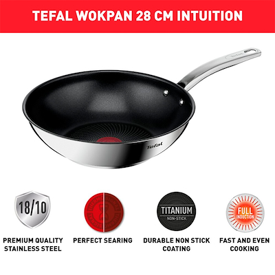 Tefal Intuition non-stick wok Ø28 cm