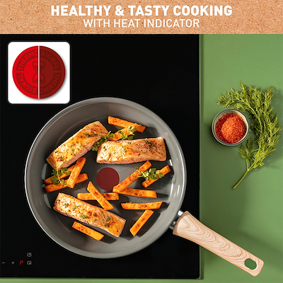 Tefal Renew stegepande grå med keramisk belægning 28cm