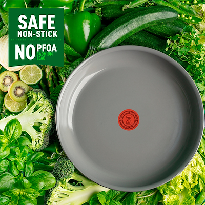 Tefal Renew stegepande grå med keramisk belægning 32cm