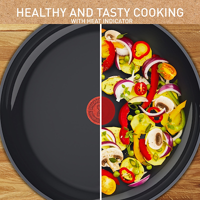 Tefal Change sauterpande sort Ø24 cm med låg