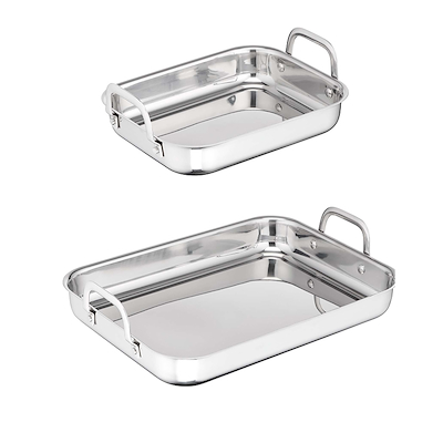 Tefal Emotion bradepandesæt rustfrit stål 2 stk