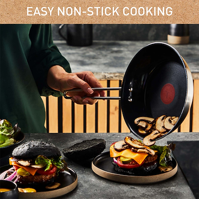 Tefal One Pick Pot Pan stegepande sort Ø24 cm