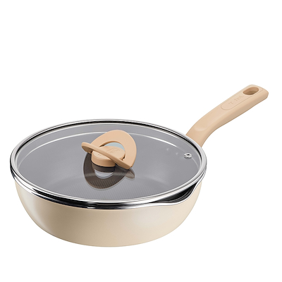 Tefal One Pick Pot Pan stegepande beige Ø24 cm