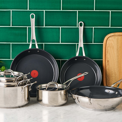 Tefal Jamie Oliver Classic Cook stegepande Ø28 cm + pandebeskytter