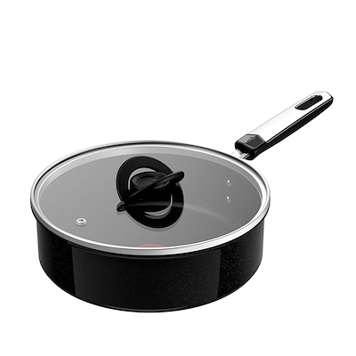 Tefal Excellence Ceramic sauterpande sort med låg Ø24 cm