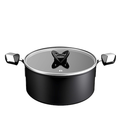 Tefal Excellence gryde sort 5,2 liter med låg Ø24