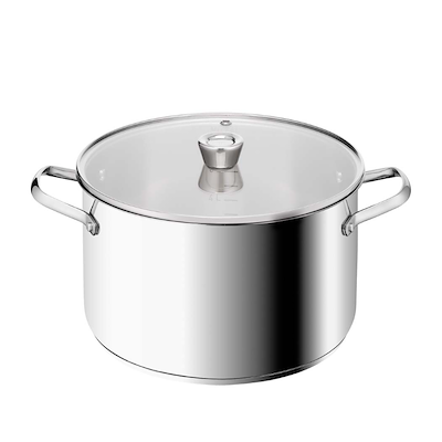 Tefal Emotion Plus XL gryde rustfrit stål Ø 28 cm 9,6 liter