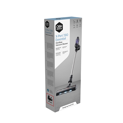 OBH Nordica X-pert 7.60 Essential stangstøvsuger 140 watt