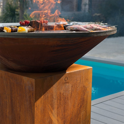 OFYR Classic grill corten Ø85 cm