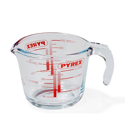 Pyrex Classic målekande 0,25 liter