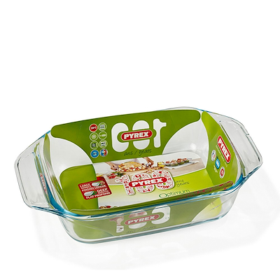 Pyrex Irresistible ovnfast fad glas 28x17 cm
