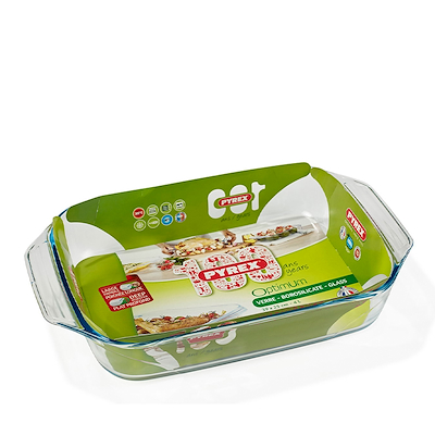 Pyrex Irresistible ovnfast fad glas 39x25 cm