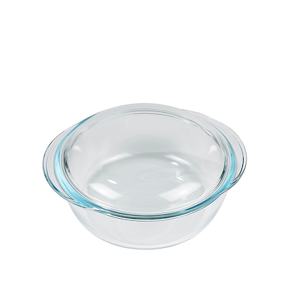 Pyrex Essentials gryde med låg klar glas 3,2 liter