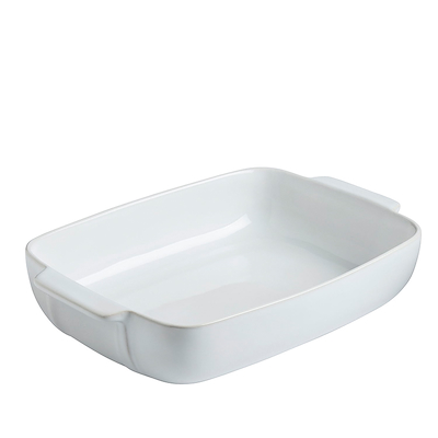Pyrex ovnfast fad hvid keramik 35x25 cm