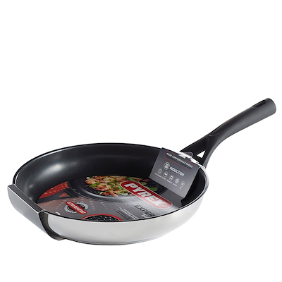 Pyrex stegepande stål Ø28 cm